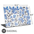 Cat Coq Blue Cherry Blossoms Universal Laptop 15in (12.2 x 8.8in) Skin